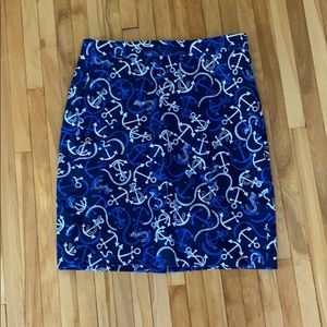 Fun nautical skirt! Perfect for Summer!
